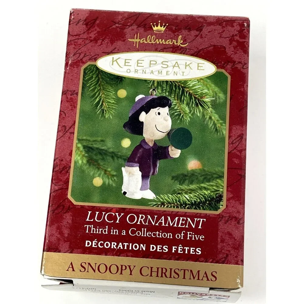 New Peanuts Lucy From A Snoopy Christmas Hallmark Ornament